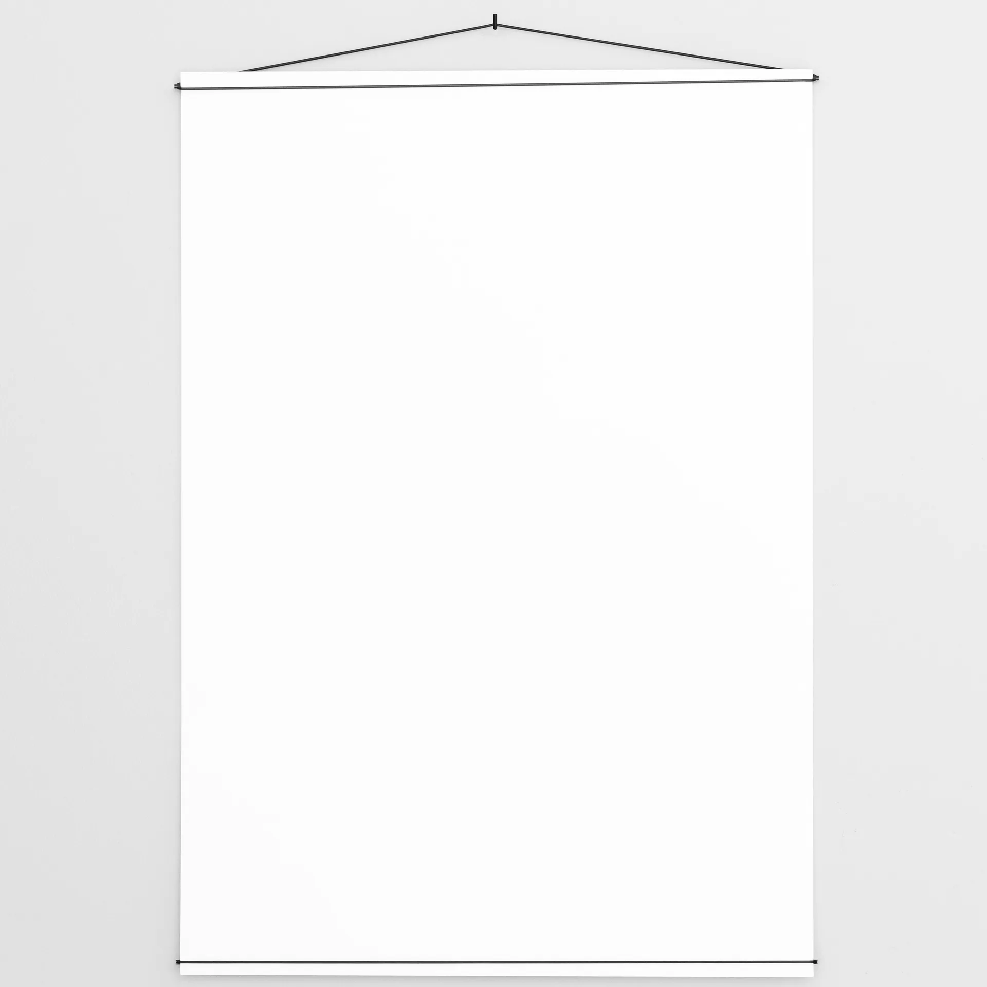 Moebe Poster Wandhaken 70 x 100cm, Schwarz MOEBE