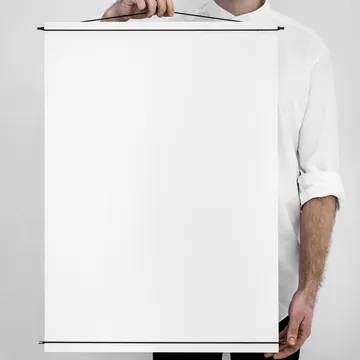 Moebe Poster Wandhaken 70 x 100cm - Schwarz - MOEBE