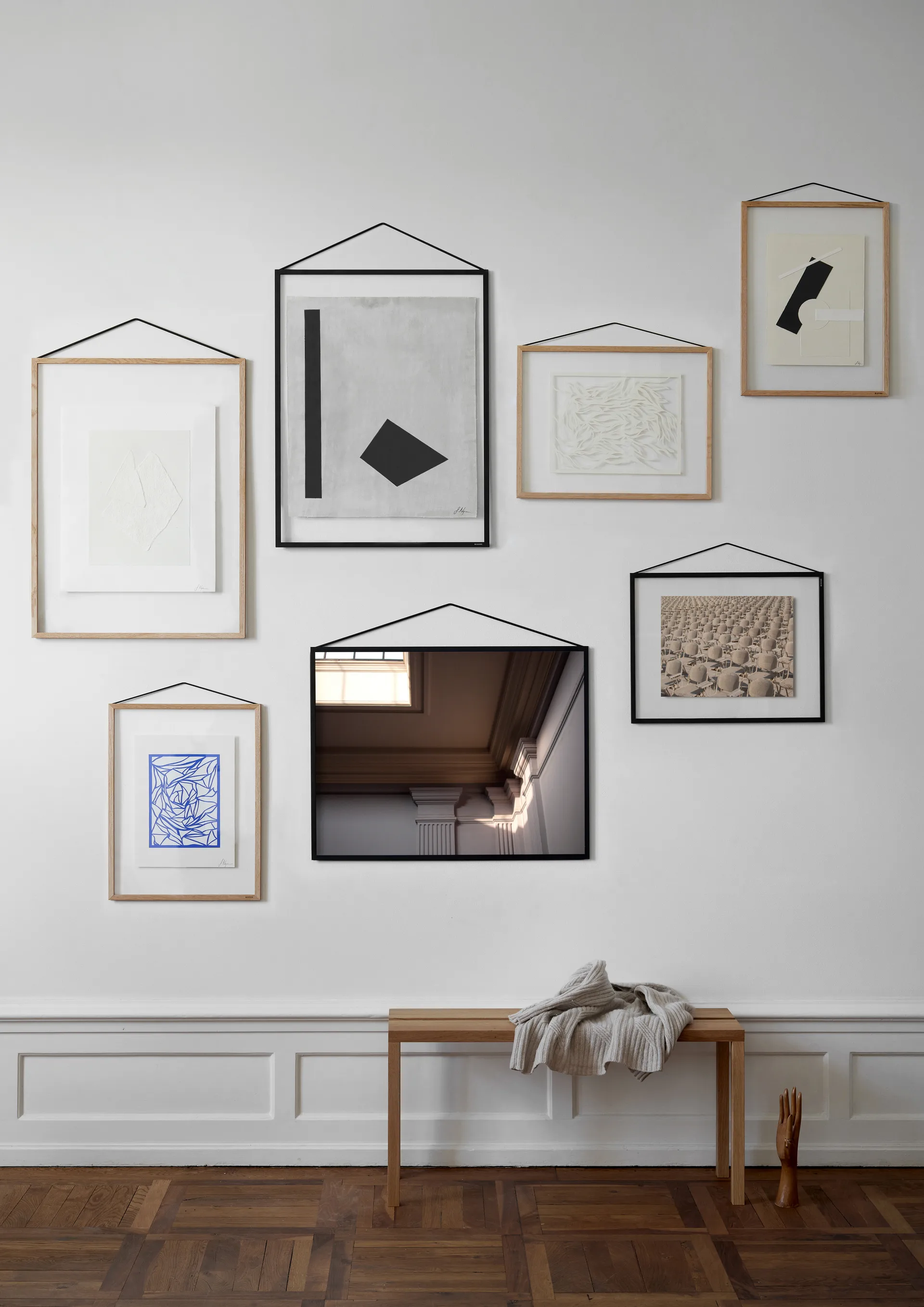 Moebe Rahmen 40 x 50 cm, Transparent, Black MOEBE