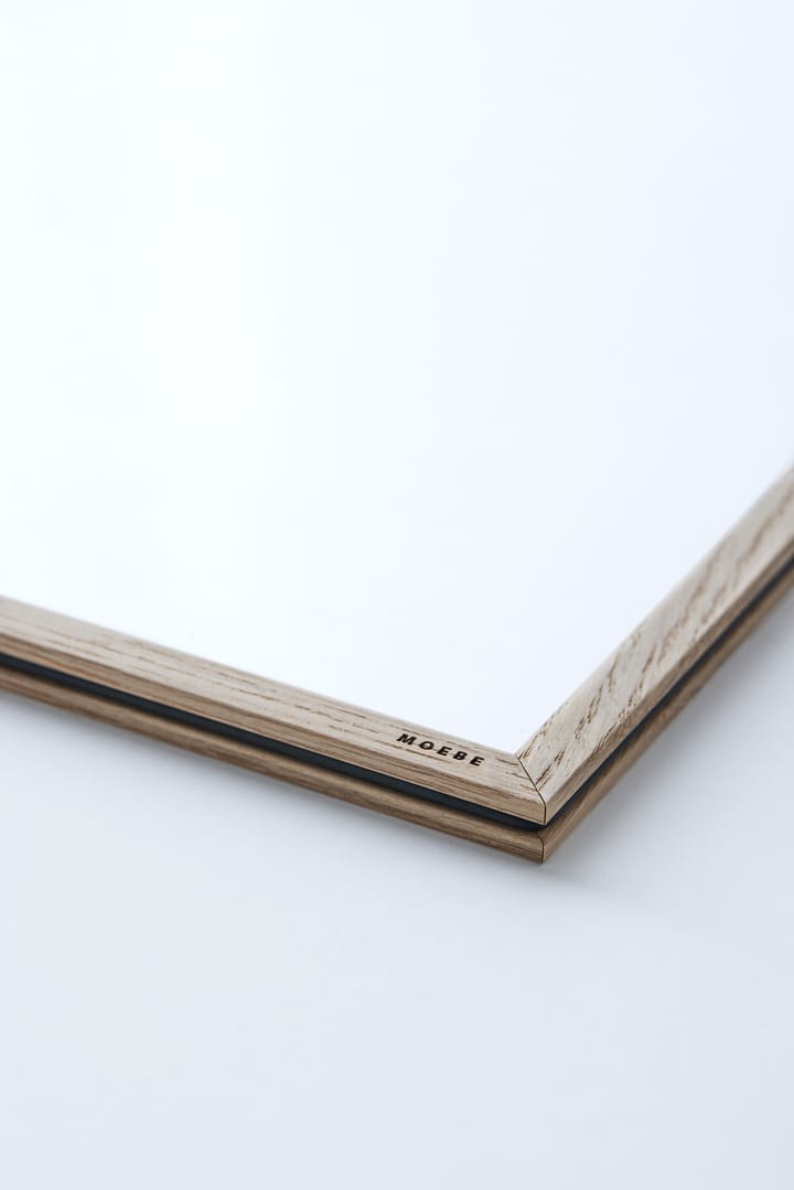 Moebe Rahmen aus Eiche 40 x 50 cm - Transparent, Wood, Black - MOEBE