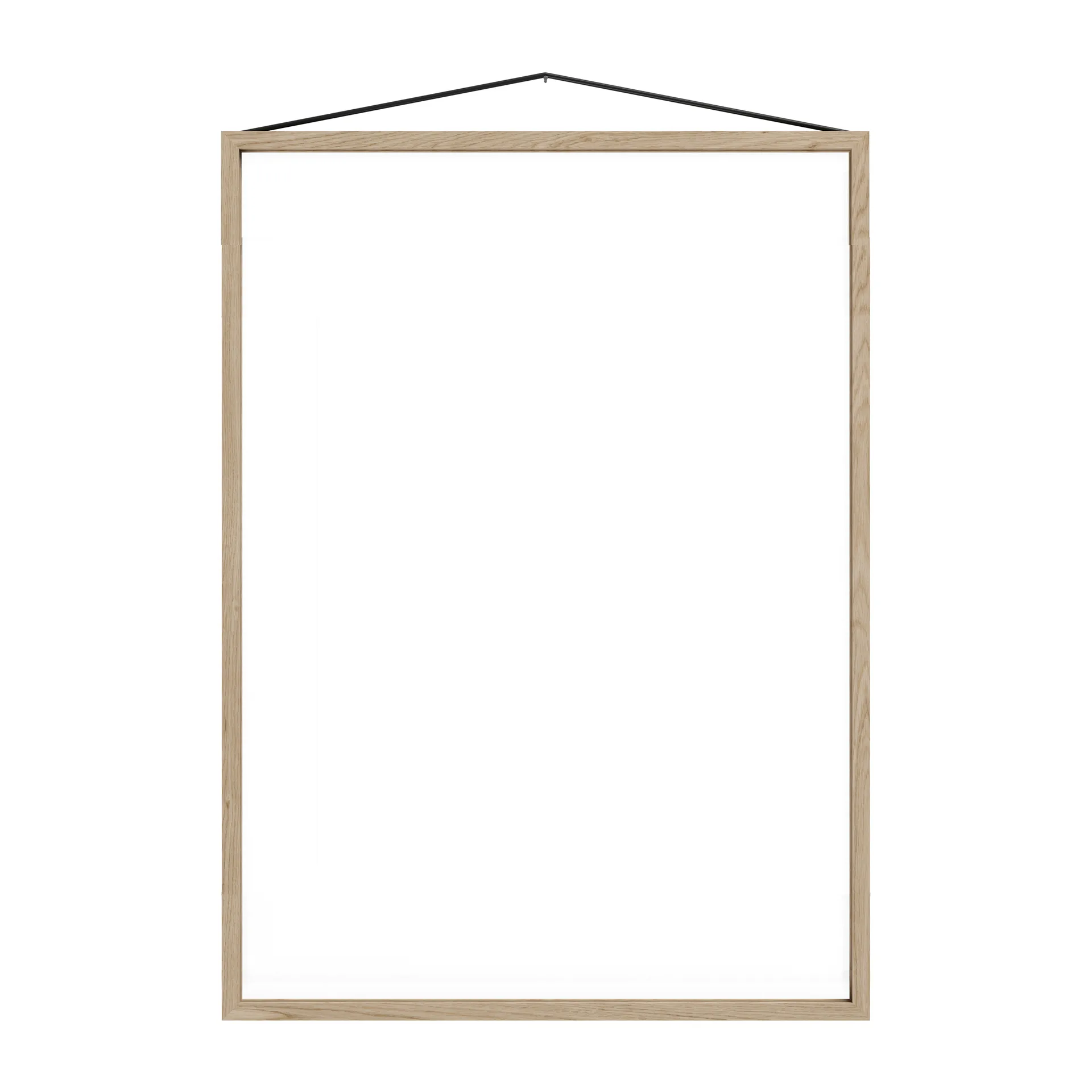 Moebe Rahmen aus Eiche 50 x 70 cm, Transparent, Wood, Black MOEBE