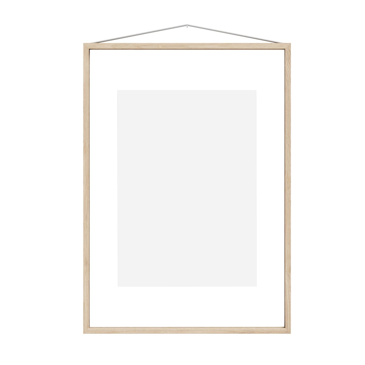 MOEBE Moebe Rahmen aus Esche A2 44,8 x 61,5 cm Transparent, Wood, Black