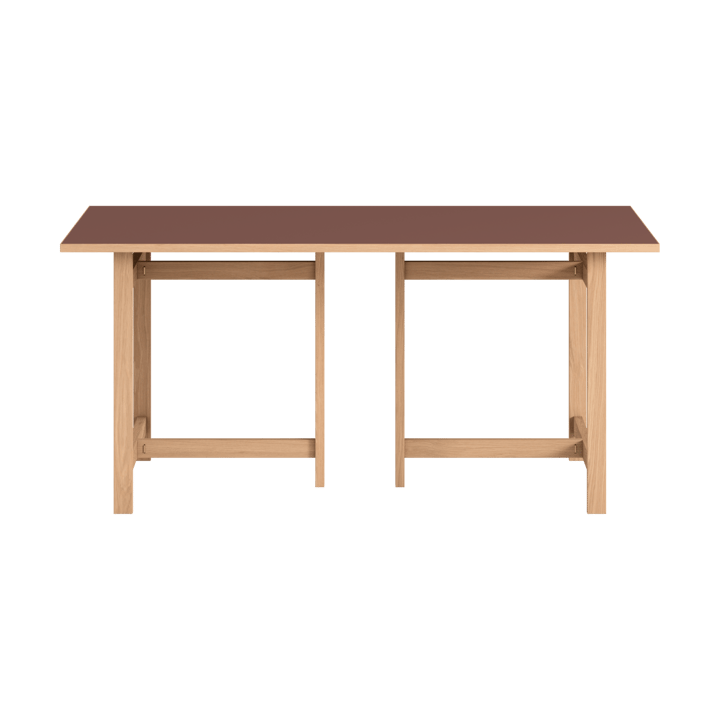 Moebe rechteckiger Esstisch - Burgundy, 160x90 cm - MOEBE
