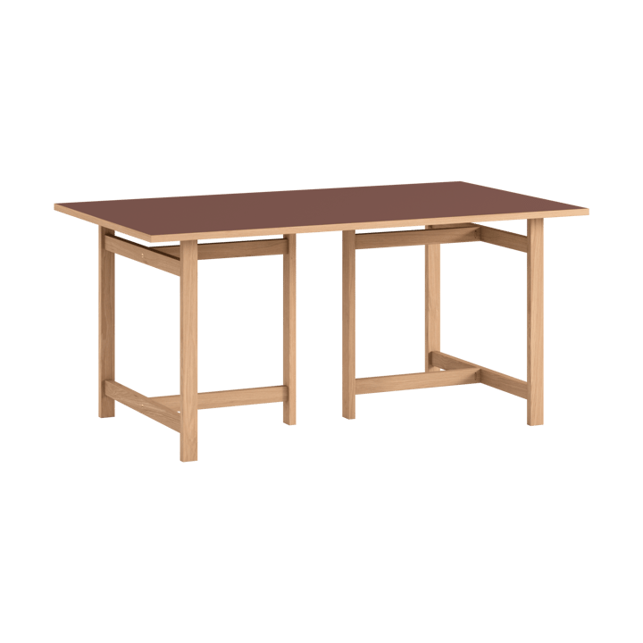 Moebe rechteckiger Esstisch, Burgundy, 160x90 cm MOEBE