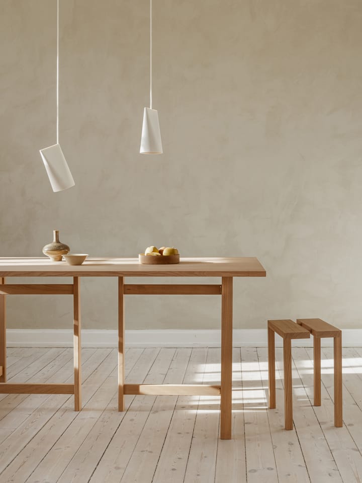 Moebe rechteckiger Esstisch, Burgundy, 160x90 cm MOEBE