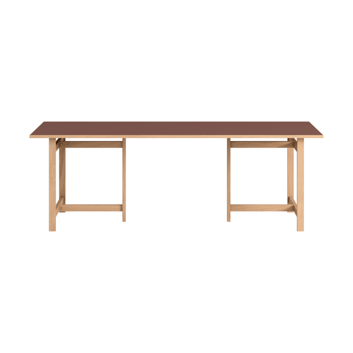 Moebe rechteckiger Esstisch - Burgundy, 220x90 cm - MOEBE
