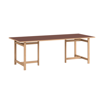 Moebe rechteckiger Esstisch - Burgundy, 220x90 cm - MOEBE