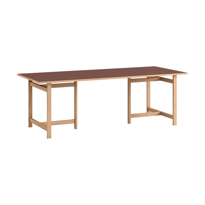 Moebe rechteckiger Esstisch, Burgundy, 220x90 cm MOEBE