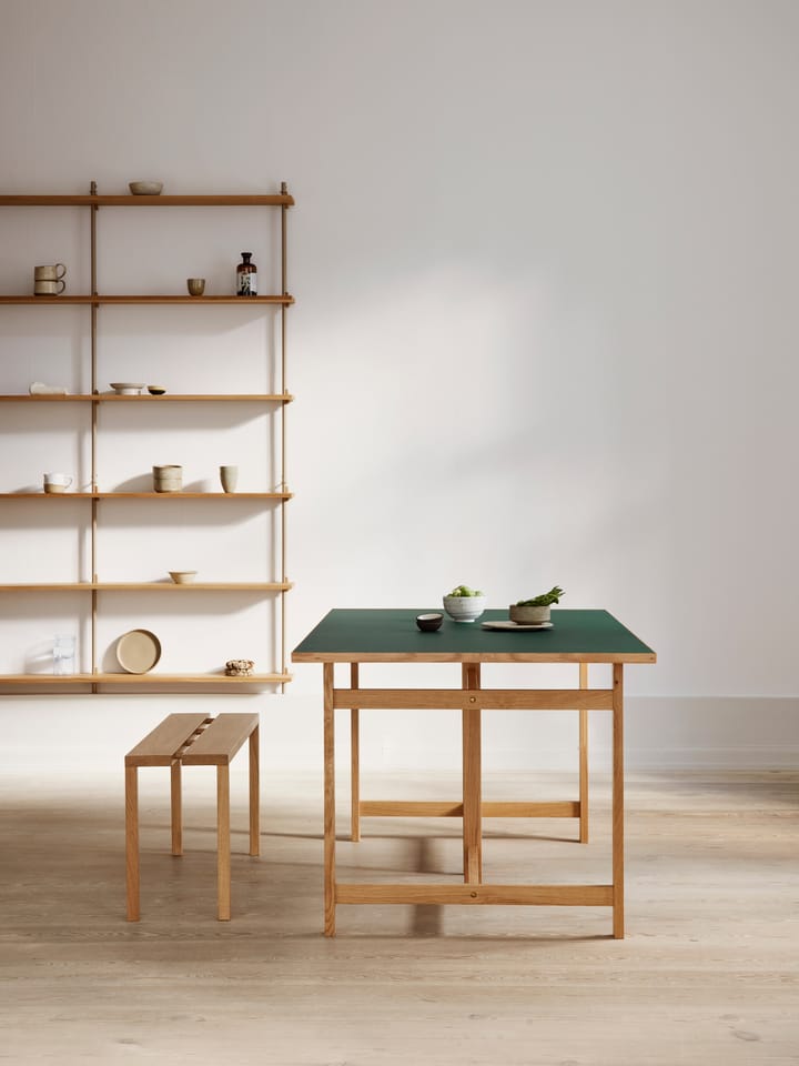 Moebe rechteckiger Esstisch, Green, 160x90 cm MOEBE