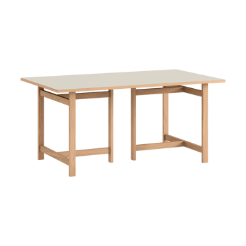 Moebe rechteckiger Esstisch - Light grey, 160x90 cm - MOEBE