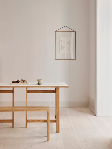 Moebe rechteckiger Esstisch - Light grey, 160x90 cm - MOEBE