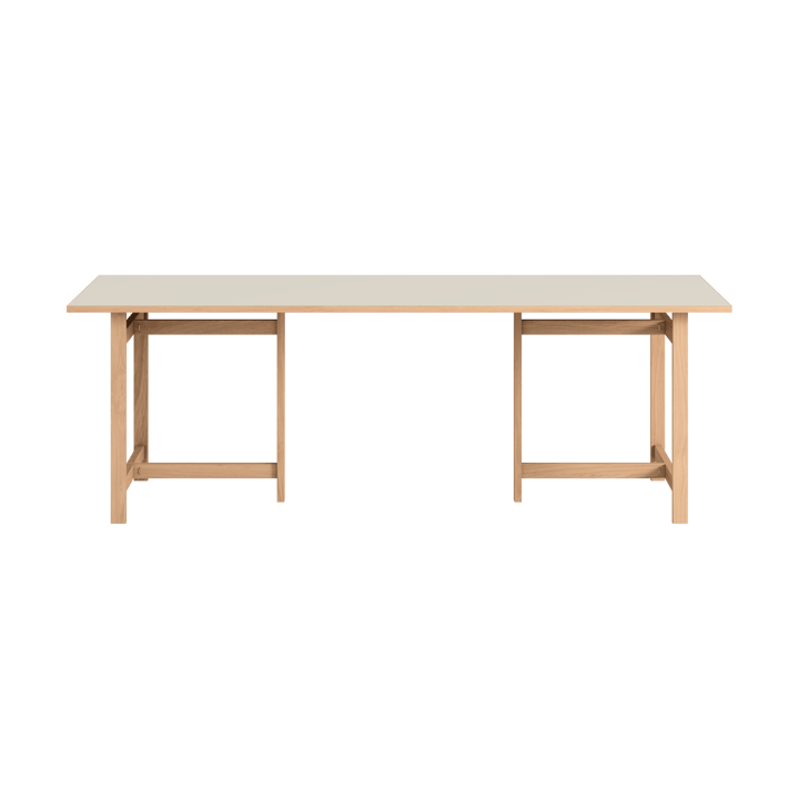Moebe rechteckiger Esstisch - Light grey, 220x90 cm - MOEBE