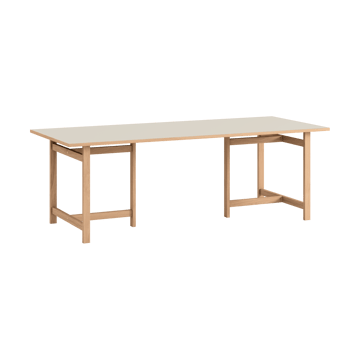 Moebe rechteckiger Esstisch - Light grey, 220x90 cm - MOEBE