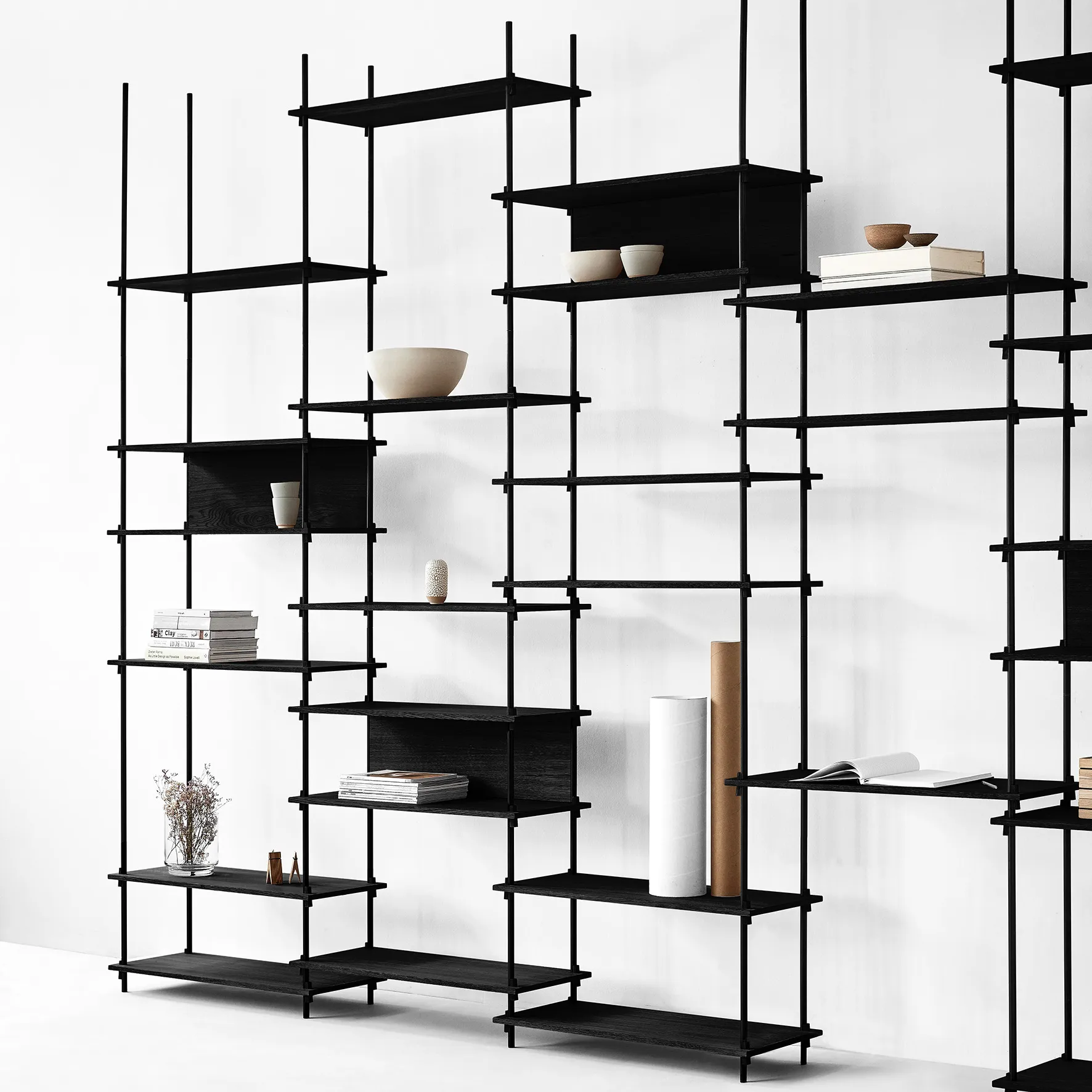 Moebe Regal Beine 115cm 2er Pack, Black MOEBE