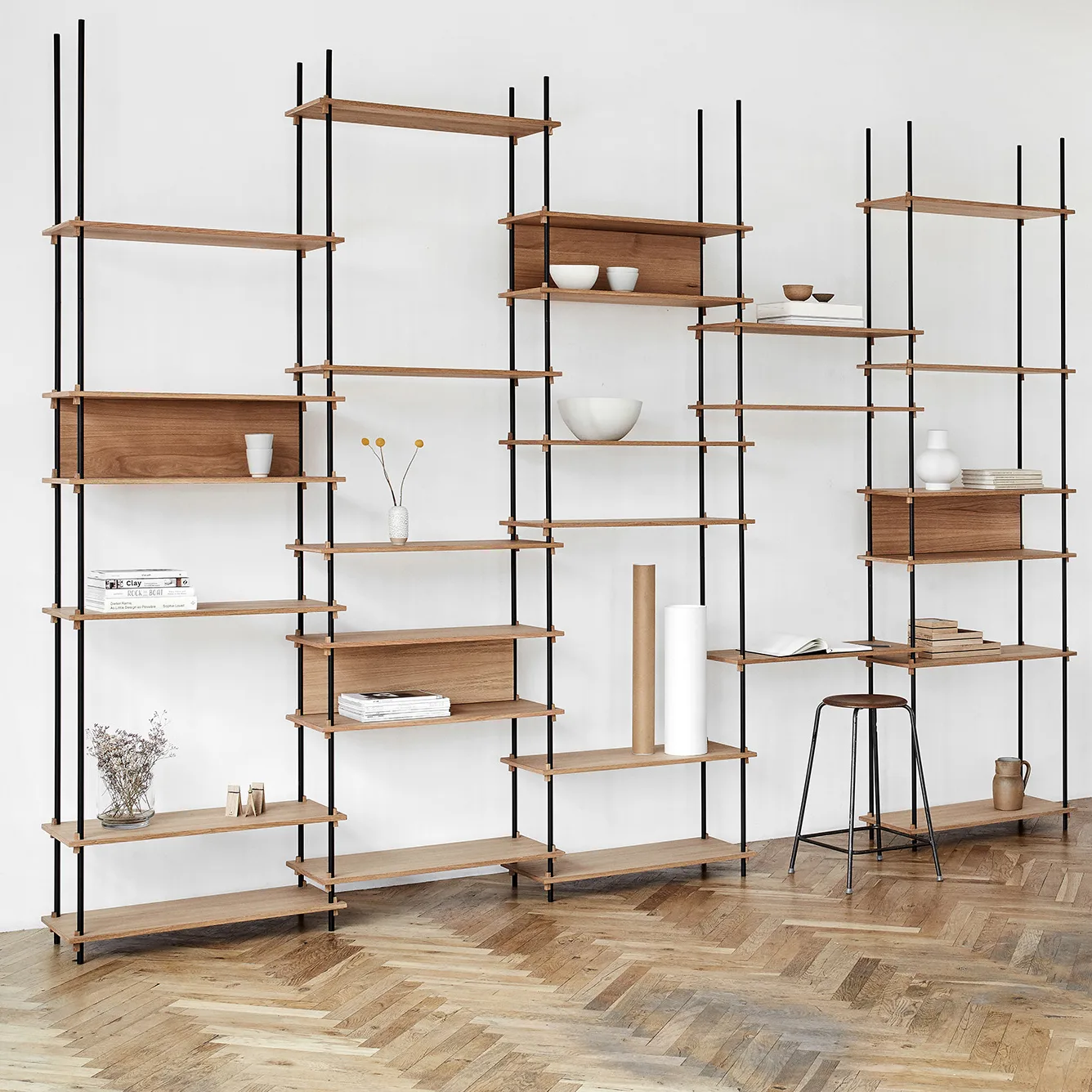 Moebe Regal Beine 85cm 2er Pack, Black MOEBE