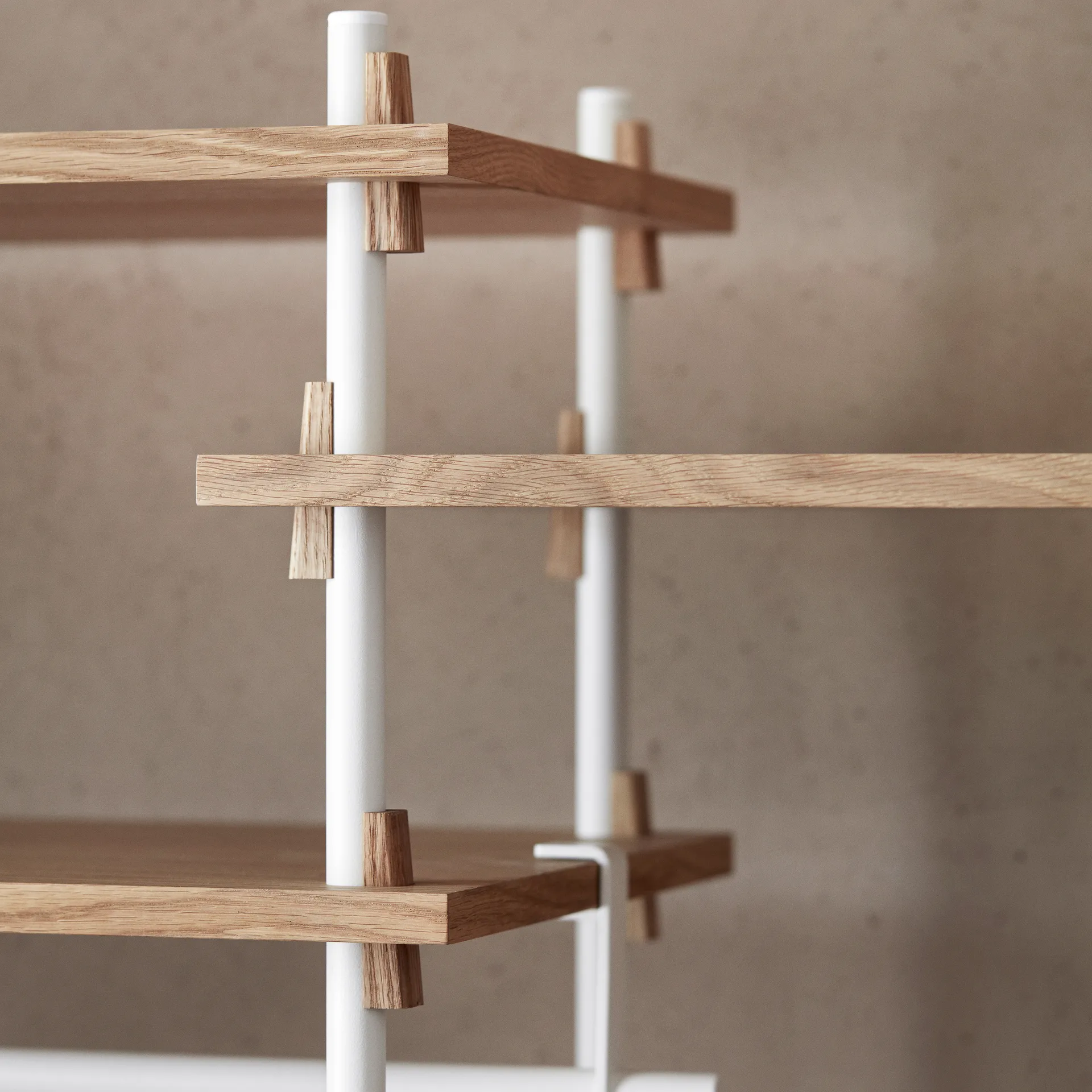 Moebe Regal Beine 85cm 2er Pack, White MOEBE