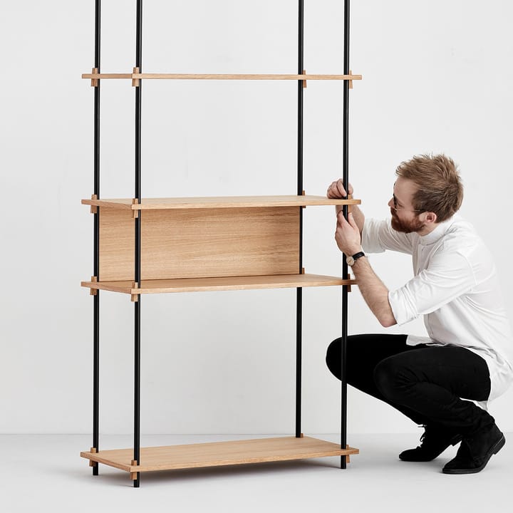 Moebe Regal Rückwand 85cm, Oak MOEBE