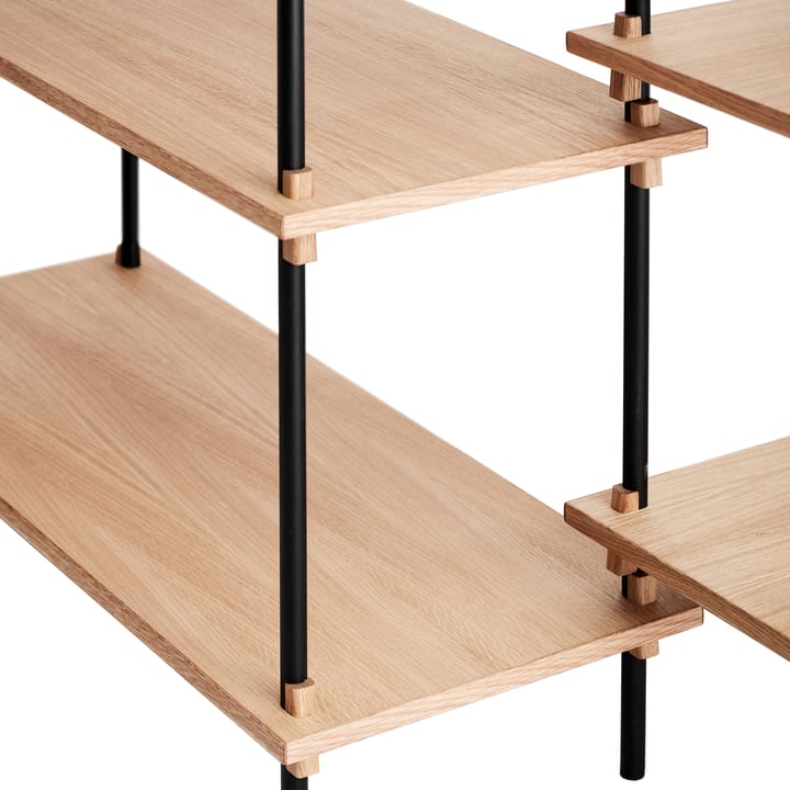 Moebe Regal System hoch doppel, Oak MOEBE