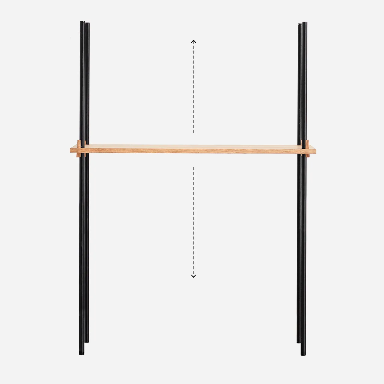 Moebe Regalboden Set 85cm, Oak MOEBE