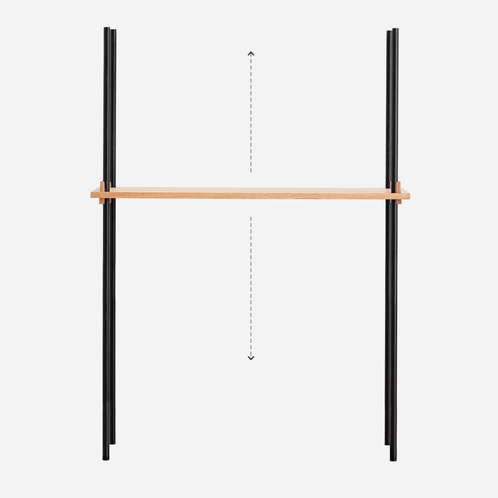 Moebe Regalboden Set 85cm, Oak MOEBE