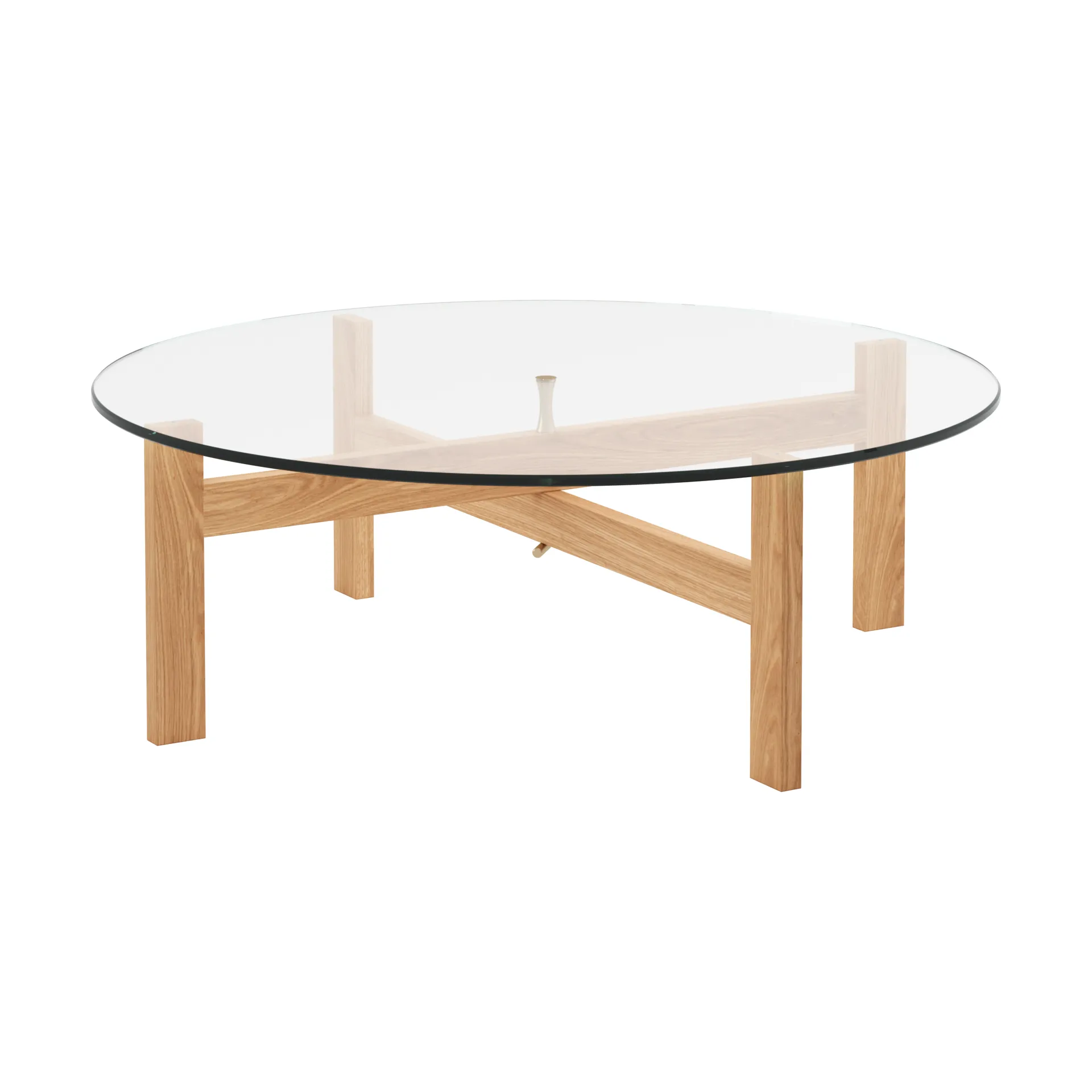 Moebe Round Couchtisch Ø88 cm, Eiche MOEBE