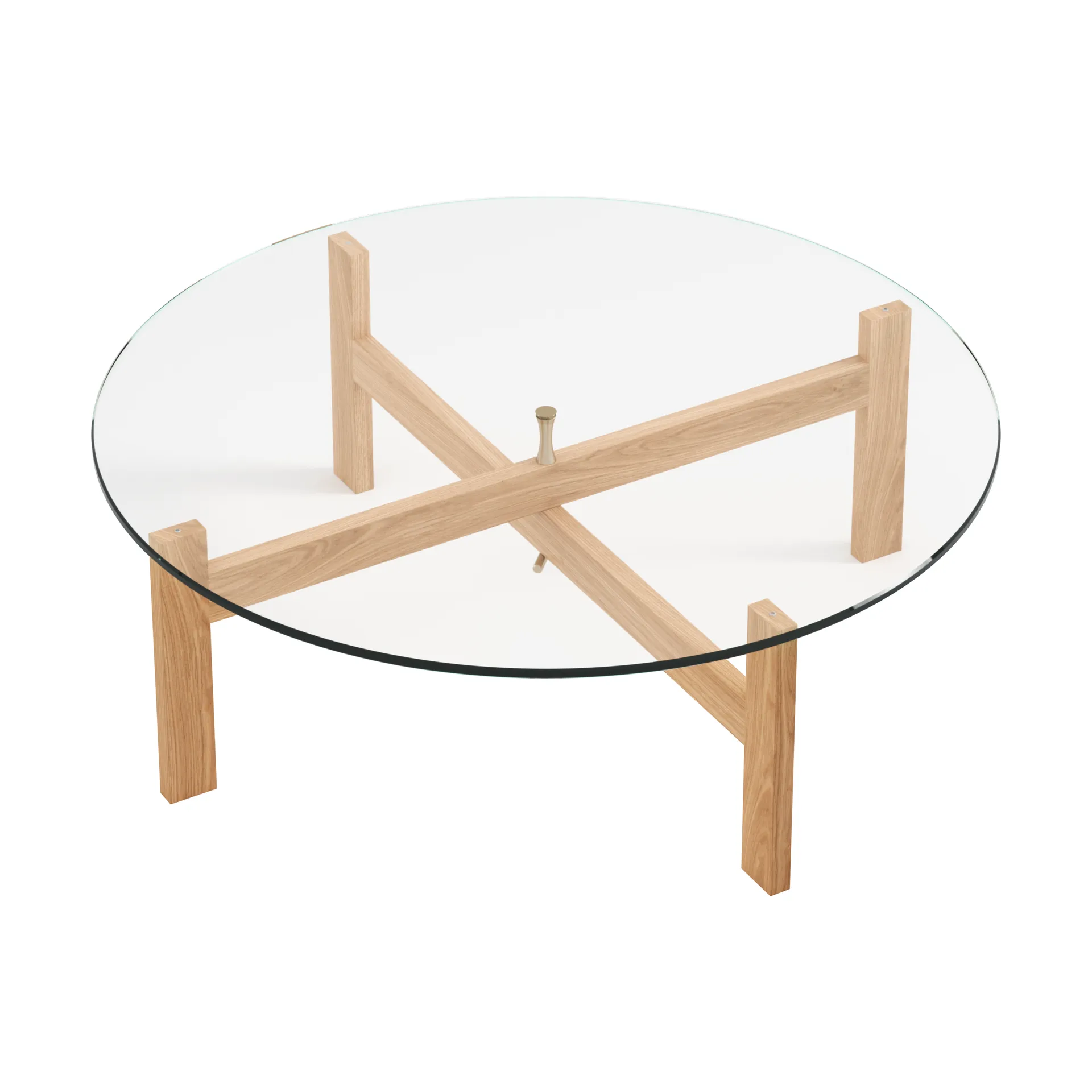 Moebe Round Couchtisch Ø88 cm, Eiche MOEBE