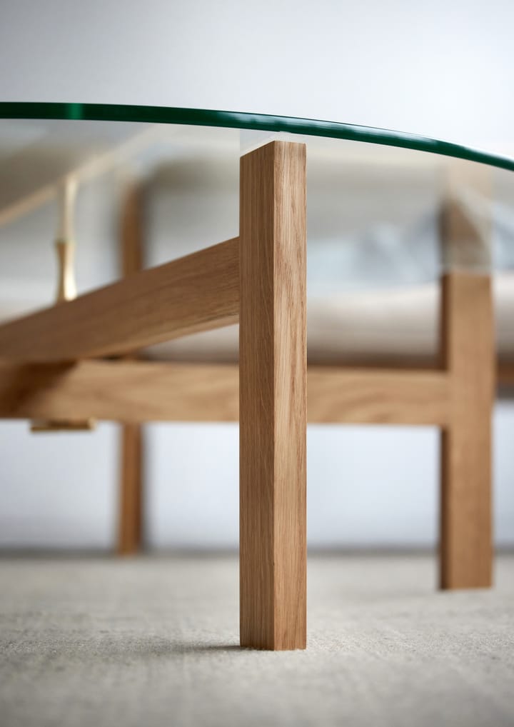 Moebe Round Couchtisch Ø88 cm, Eiche MOEBE