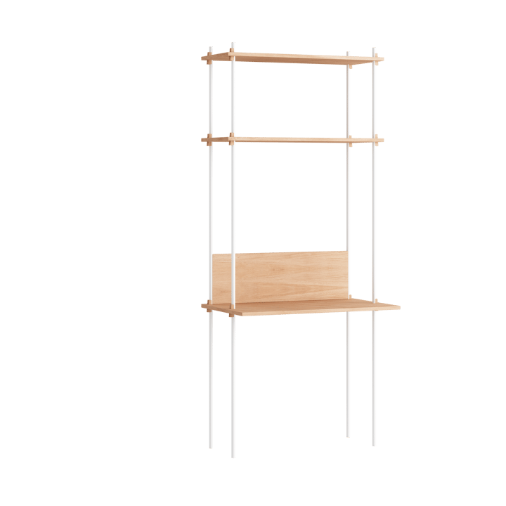 Moebe shelving system s.200.1.D - Eiche-weiß - MOEBE