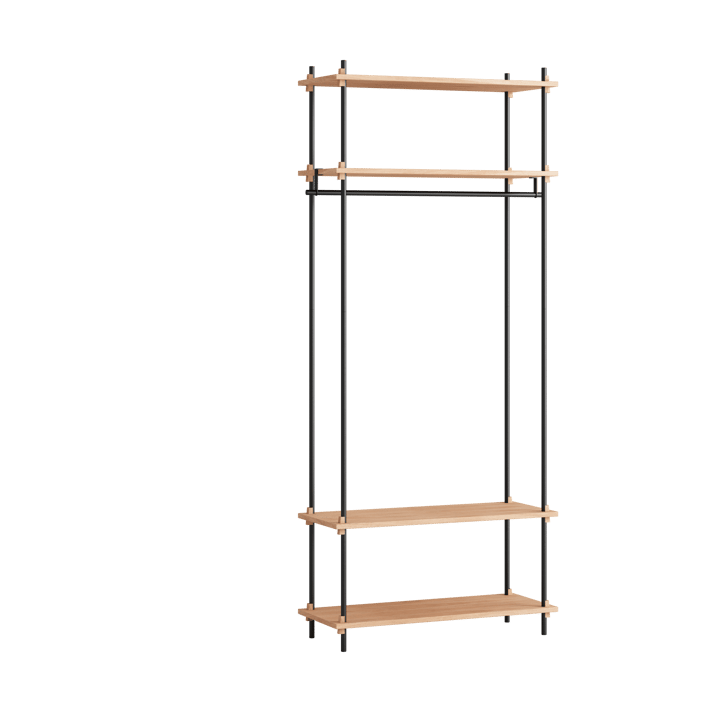 Moebe shelving system s.200.1.F - Eiche-schwarz - MOEBE