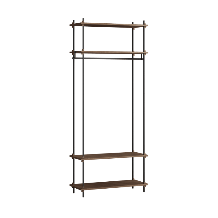 Moebe shelving system s.200.1.F - Räuchereiche-schwarz - MOEBE