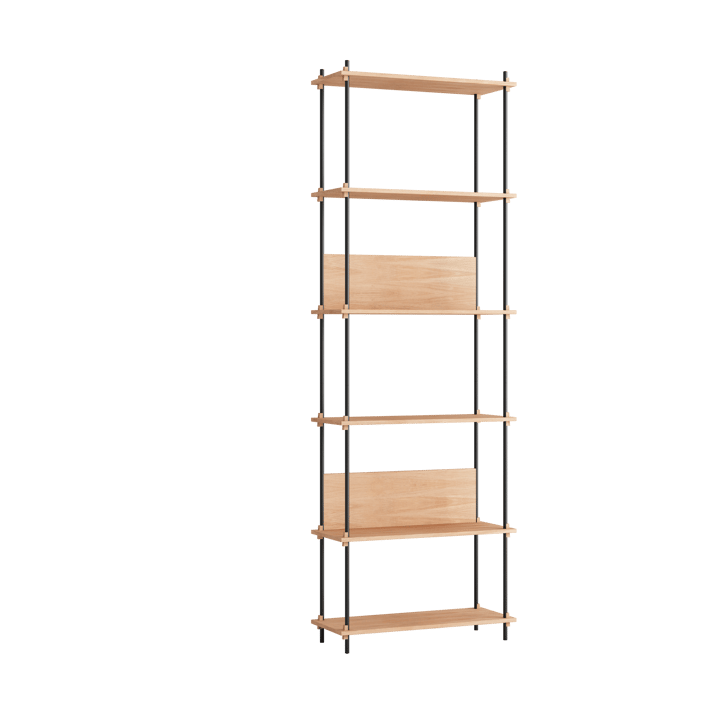 Moebe shelving system s.255.1.A - Eiche-schwarz - MOEBE