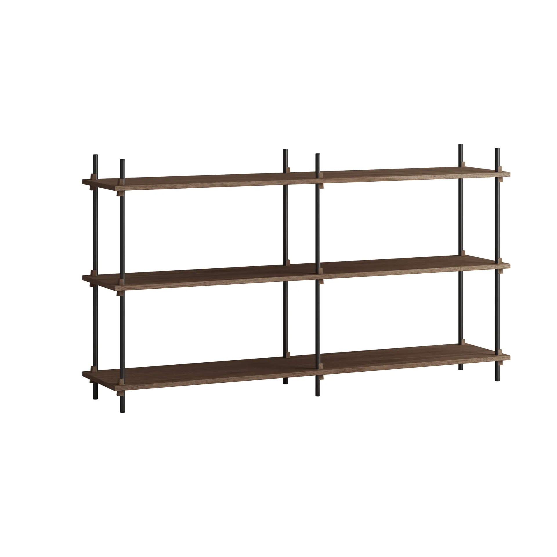 Moebe shelving system s.85.2.B, Räuchereiche-schwarz MOEBE