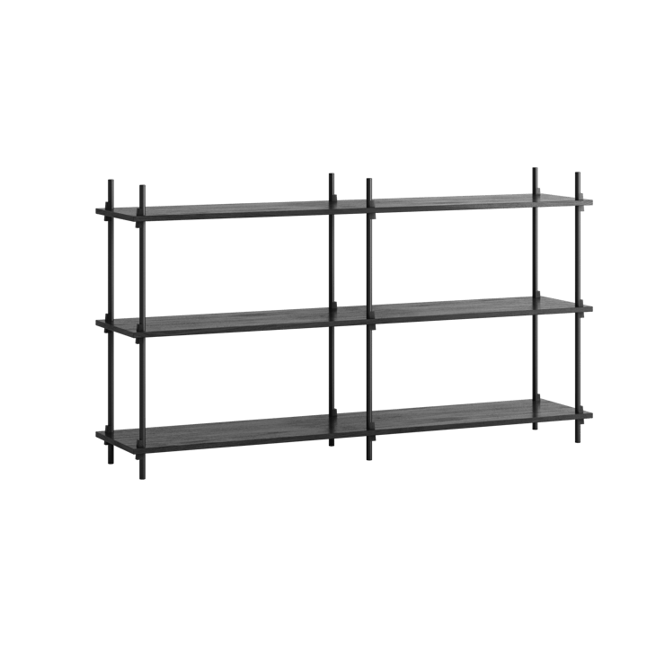 Moebe shelving system s.85.2.B - Schwarz - MOEBE