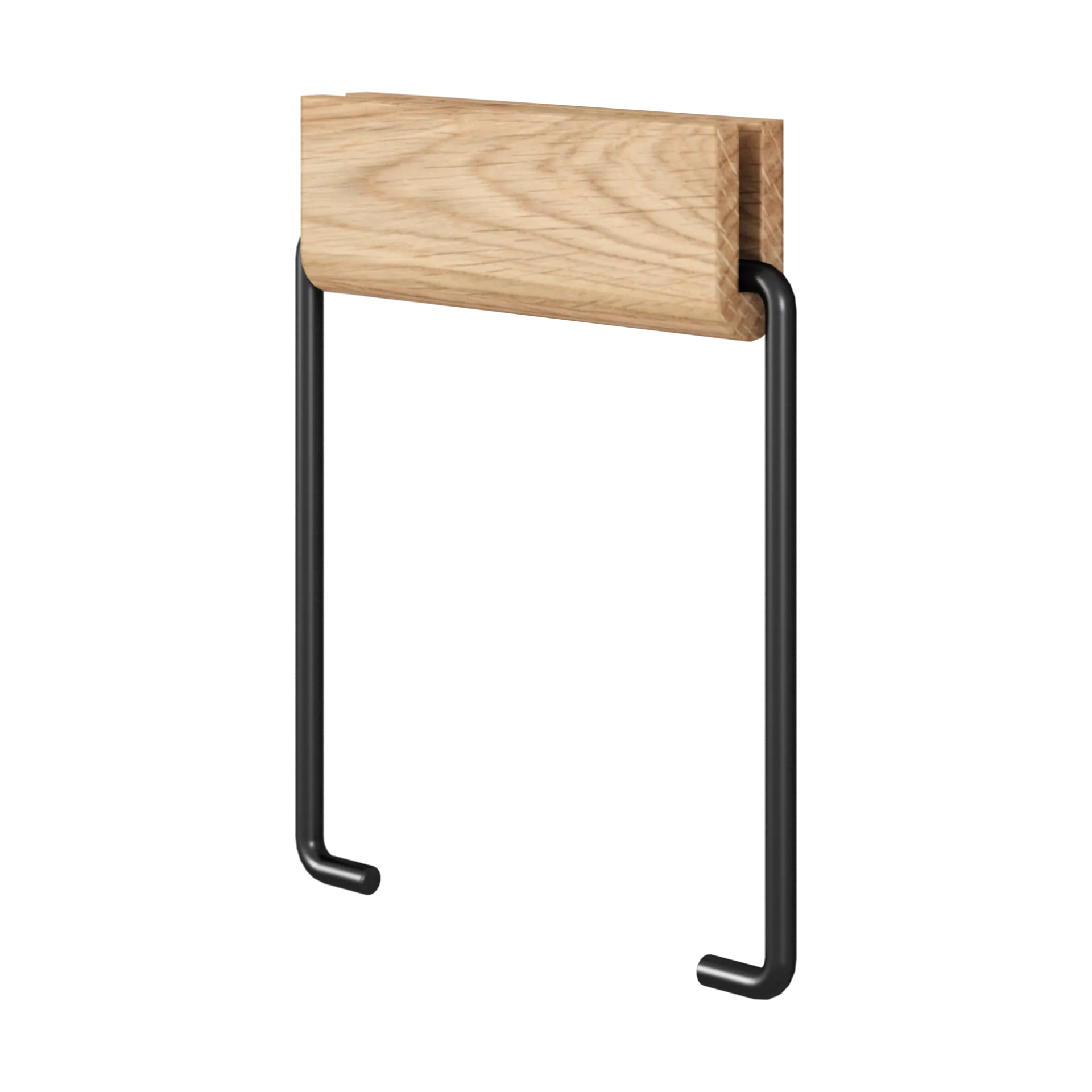 Moebe Toilettenpapierhalter, Eiche-schwarz MOEBE