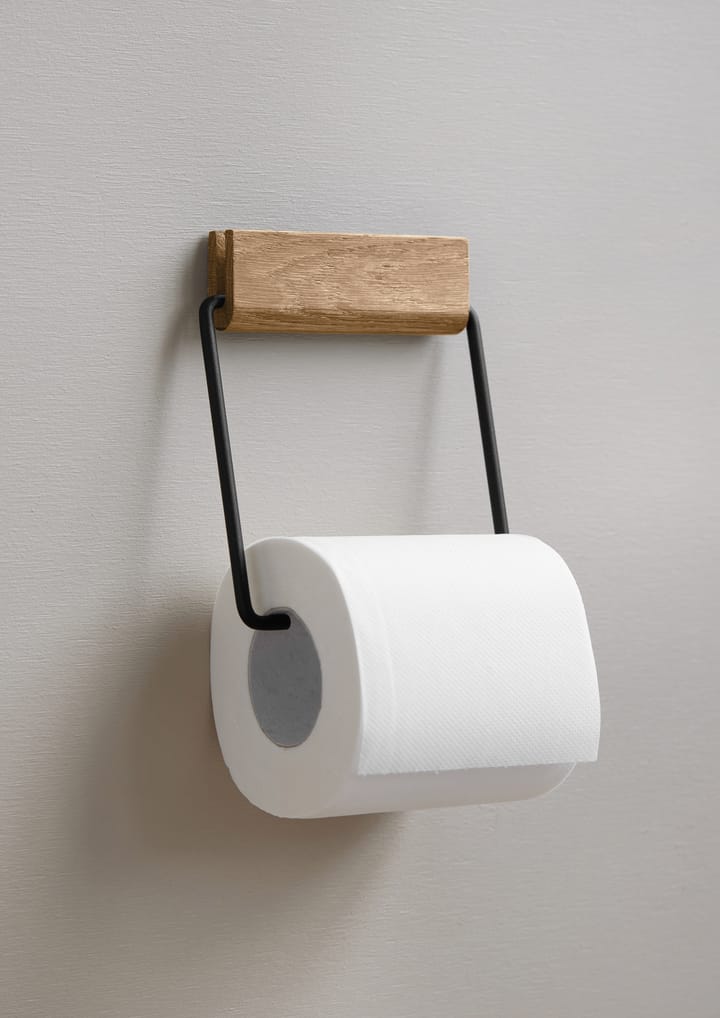 Moebe Toilettenpapierhalter - Eiche-schwarz - MOEBE