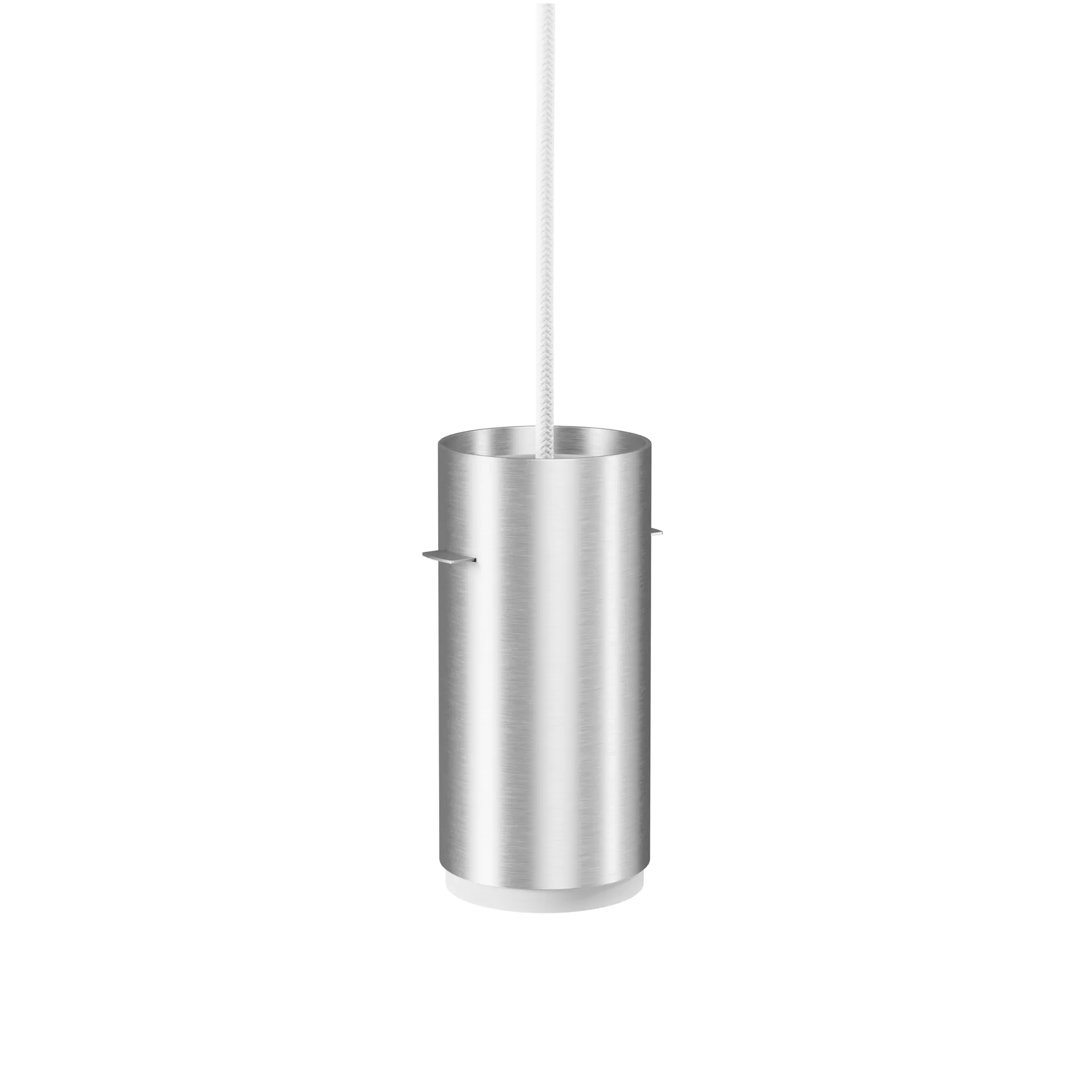 Moebe Tube Pendelleuchte small Ø8cm, Aluminium gebürstet MOEBE