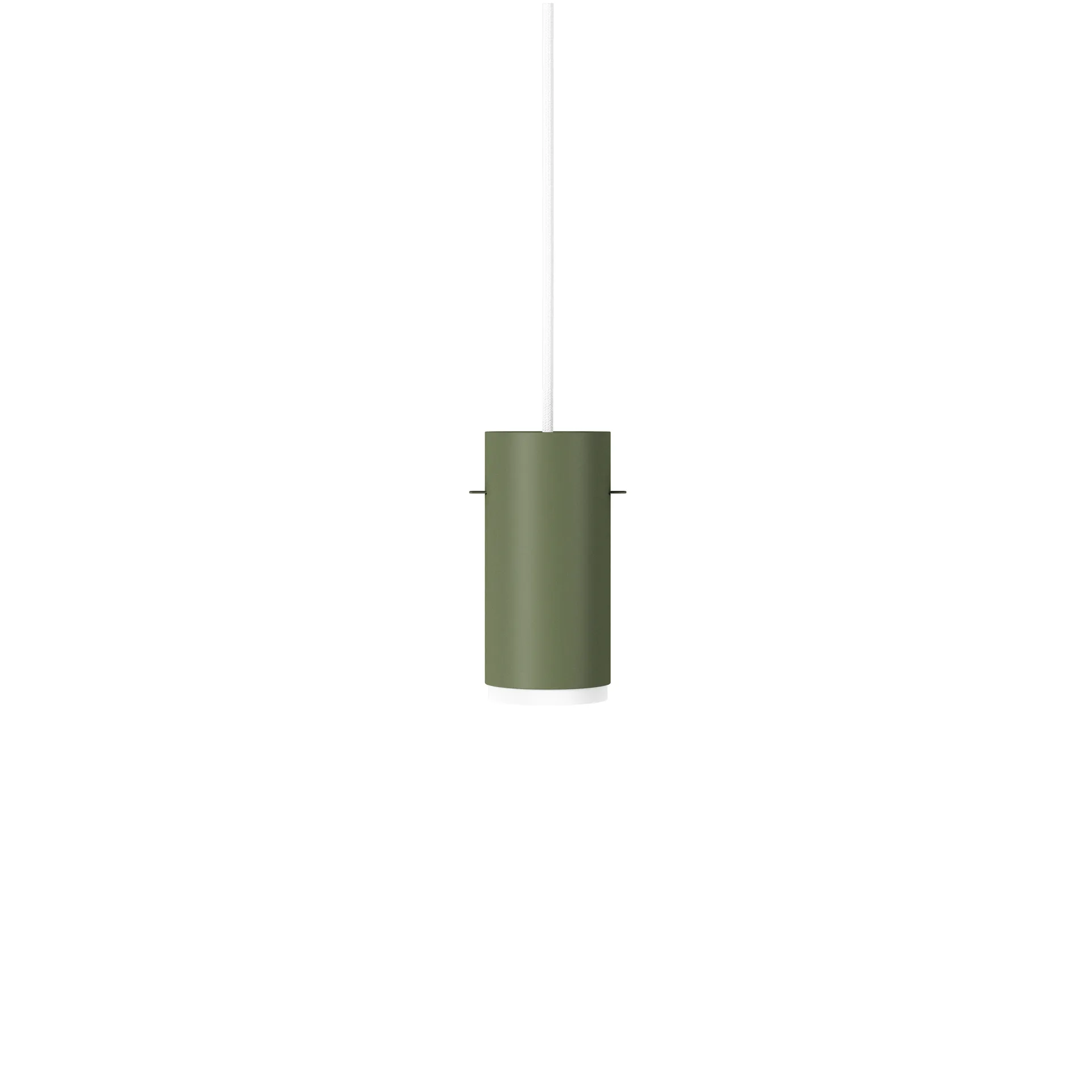 Moebe Tube Pendelleuchte small Ø8cm, Pine green MOEBE