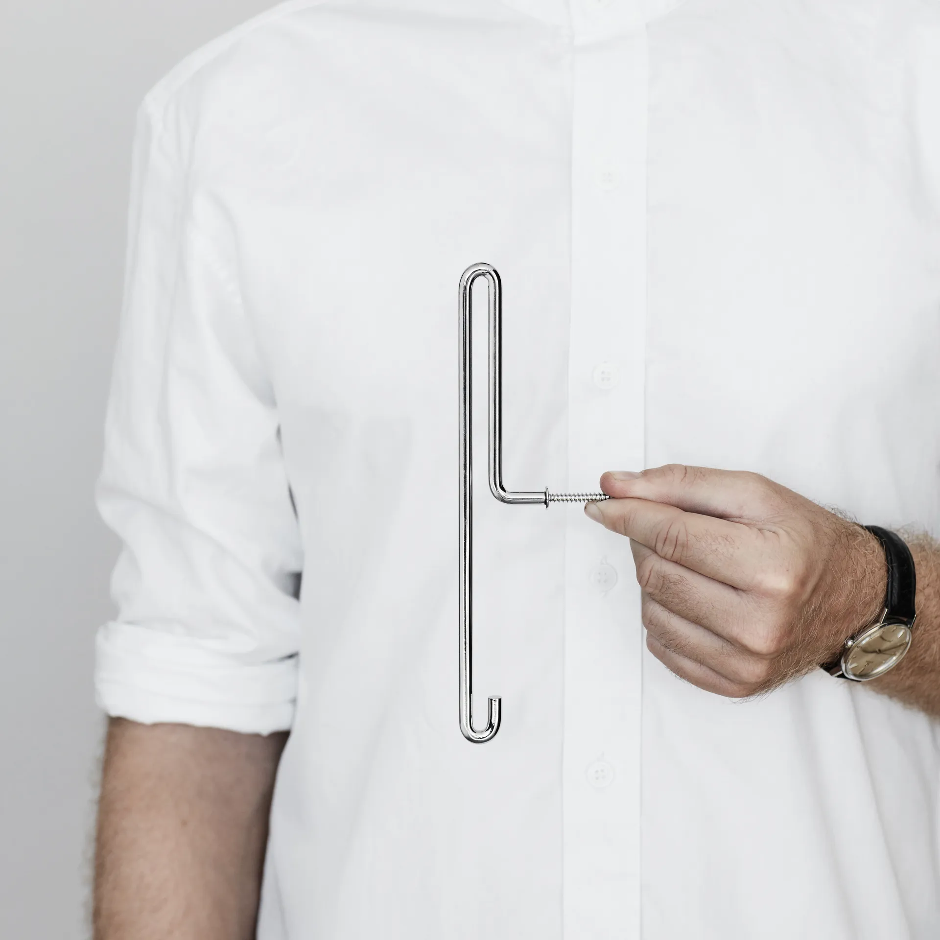 Moebe Wall Haken large, Edelstahl MOEBE