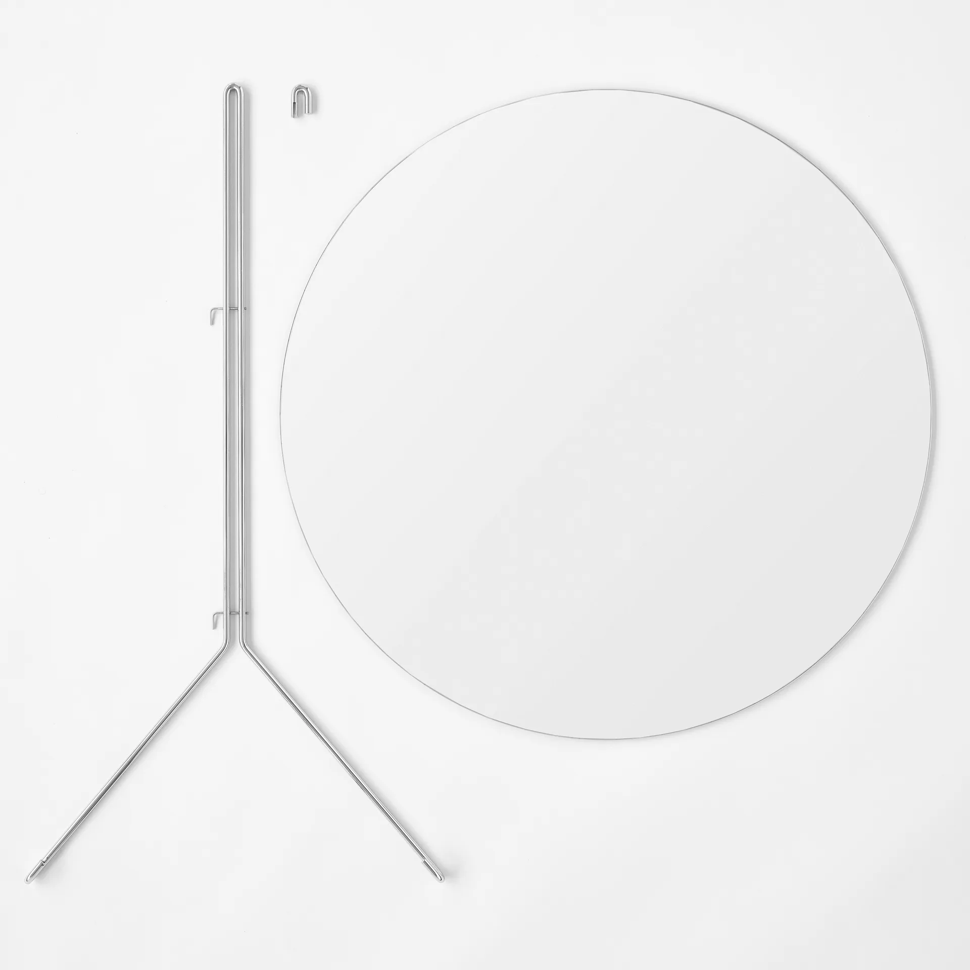 Moebe Wall mirror Ø 50cm, Chrom MOEBE