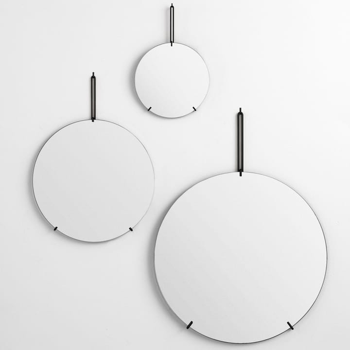 Moebe Wall mirror Ø 50cm - Schwarz - MOEBE