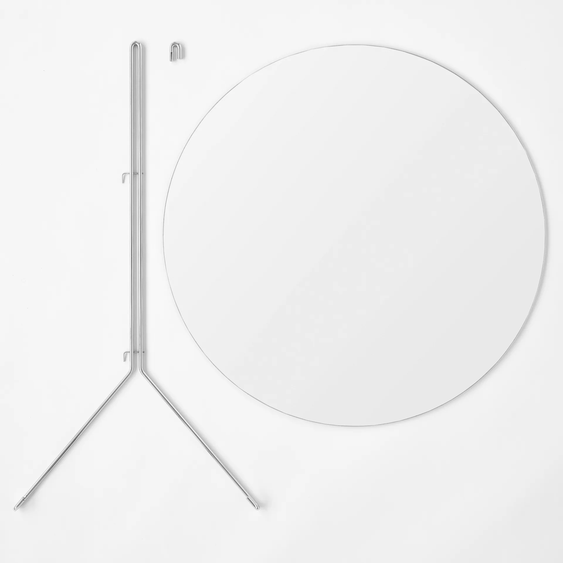 Moebe wall mirror Ø 70cm, Chrom MOEBE