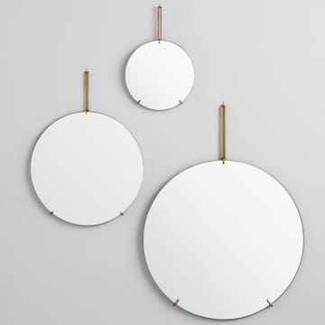 Moebe wall mirror Ø 70cm - Messing - MOEBE