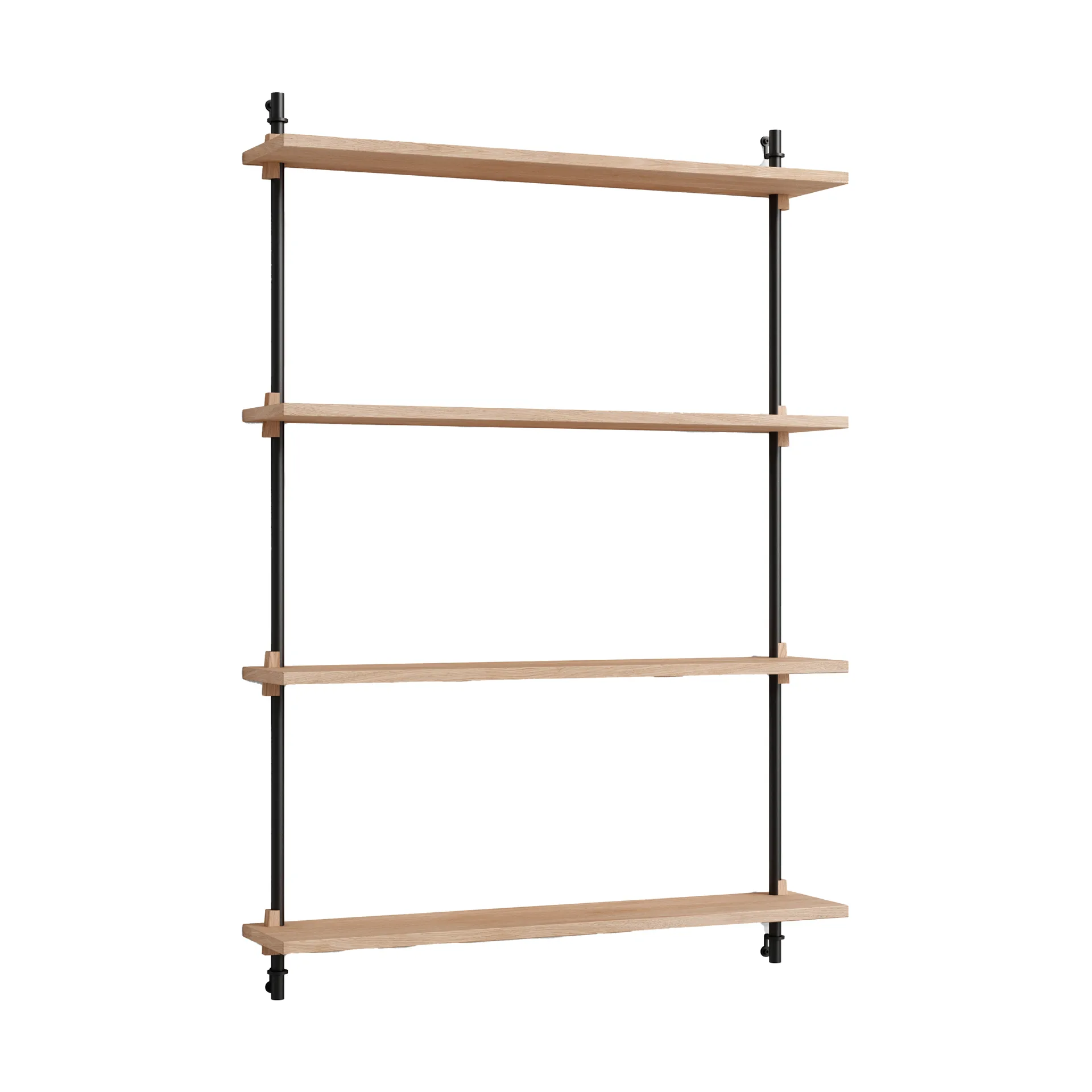 Moebe wall shelving ws.115.1, Eiche-schwarz MOEBE