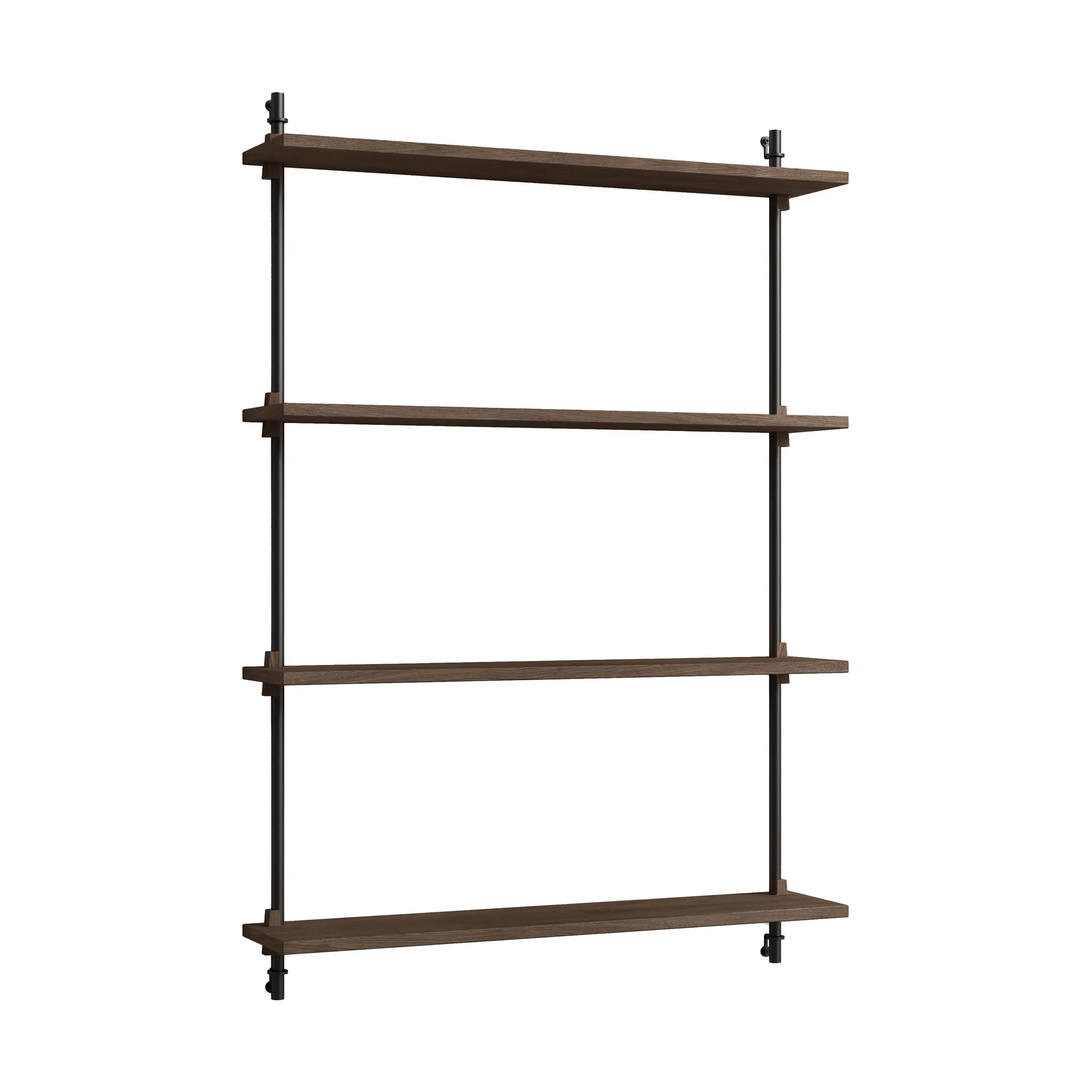 Moebe wall shelving ws.115.1, Räuchereiche-schwarz MOEBE