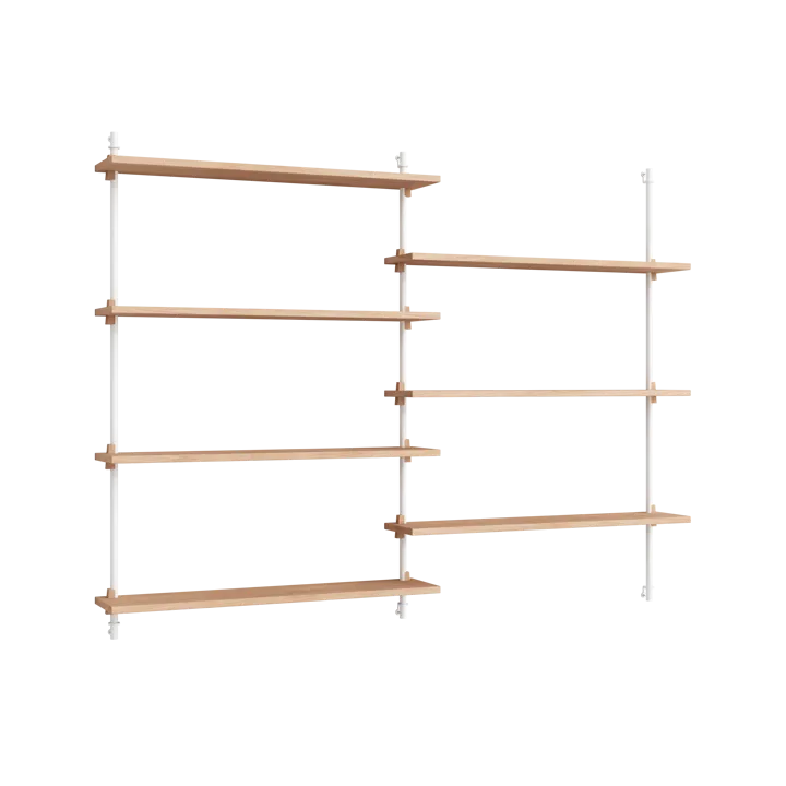 Moebe wall shelving ws.115.2 - Eiche-weiß - MOEBE