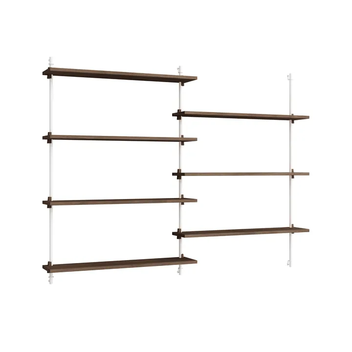 Moebe wall shelving ws.115.2 - Räuchereiche-weiß - MOEBE