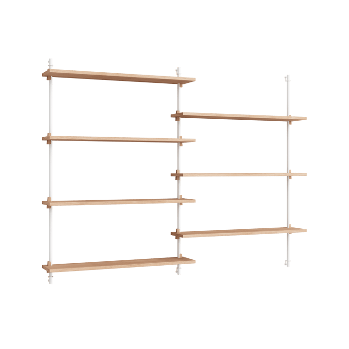 Moebe wall shelving ws.115.2.B - Eiche-weiß - MOEBE