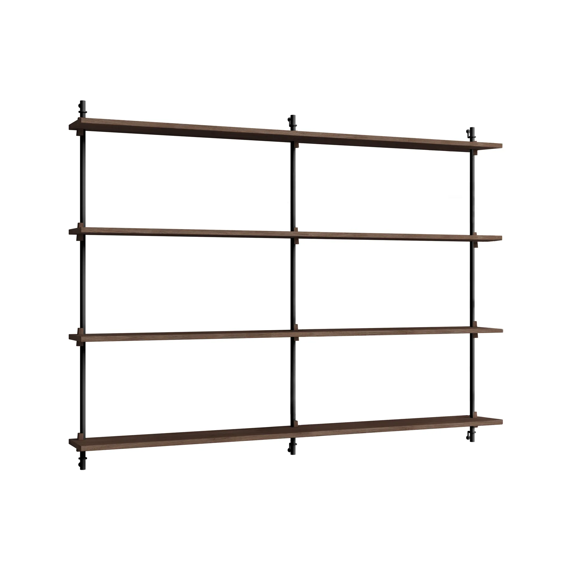Moebe wall shelving ws.115.2.B, Räuchereiche-schwarz MOEBE