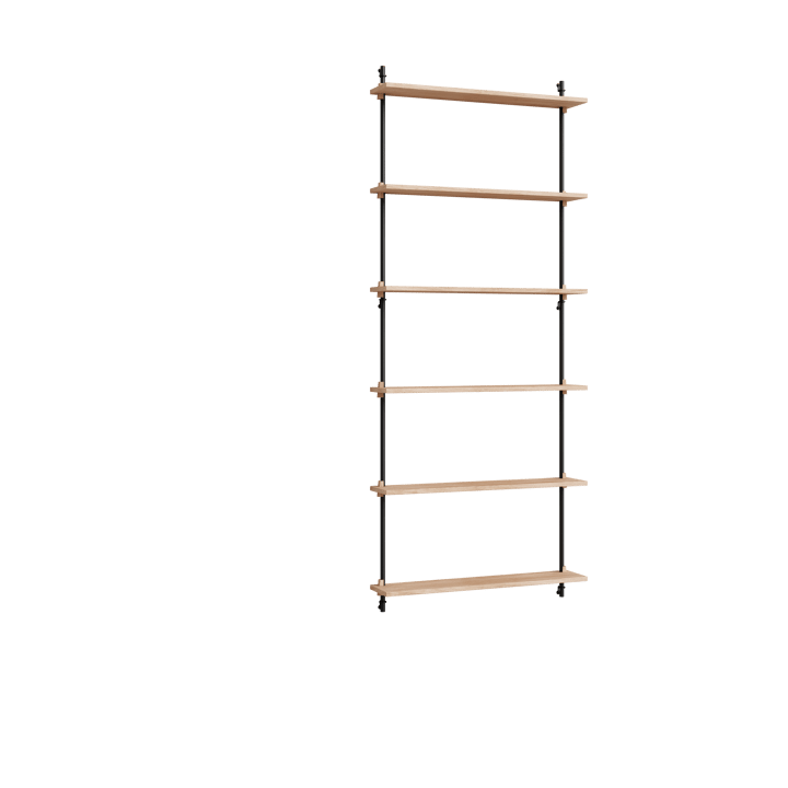 Moebe wall shelving ws.200.1 - Eiche-schwarz - MOEBE