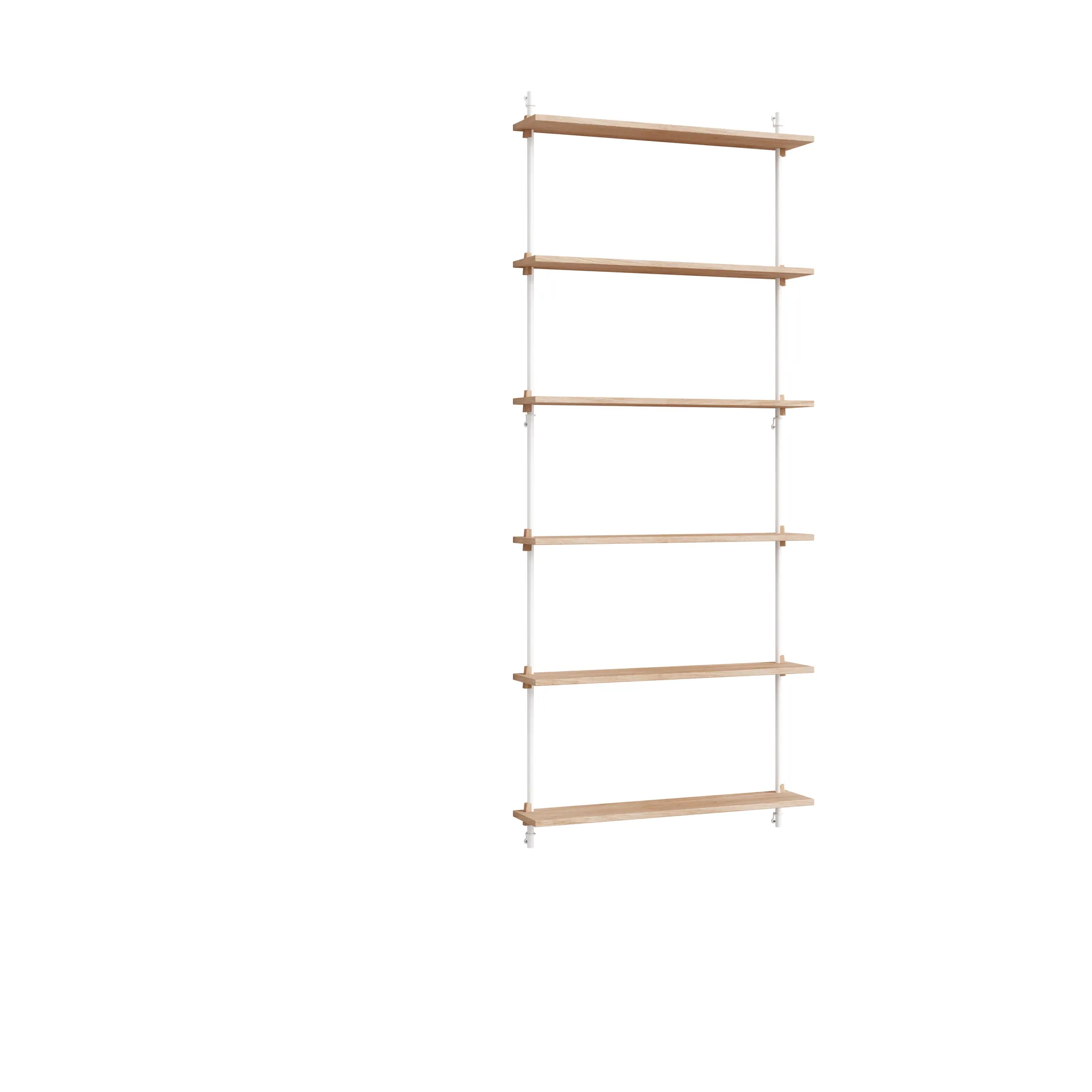 Moebe wall shelving ws.200.1, Eiche-weiß MOEBE